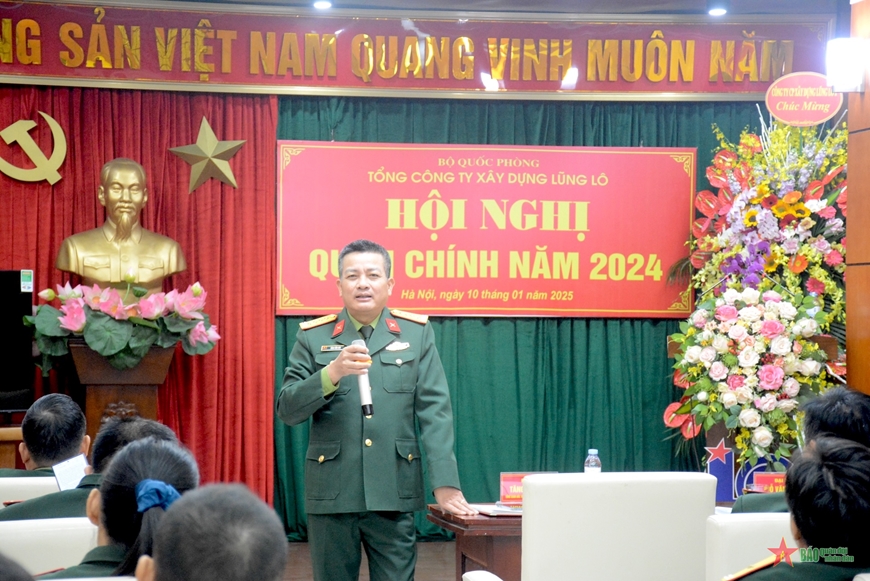 Tổng công ty Xây dựng Lũng Lô tổ chức Hội nghị Quân chính năm 2024